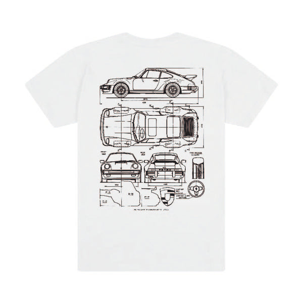 Turbo Blueprint T-Shirt White