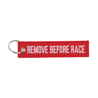 Remove Before Race Keychain